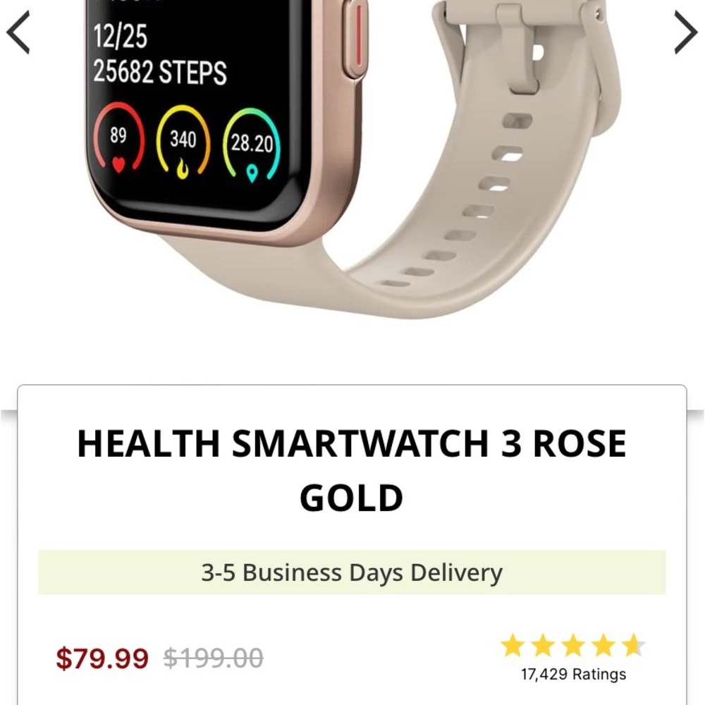 Spade and co smartwatch